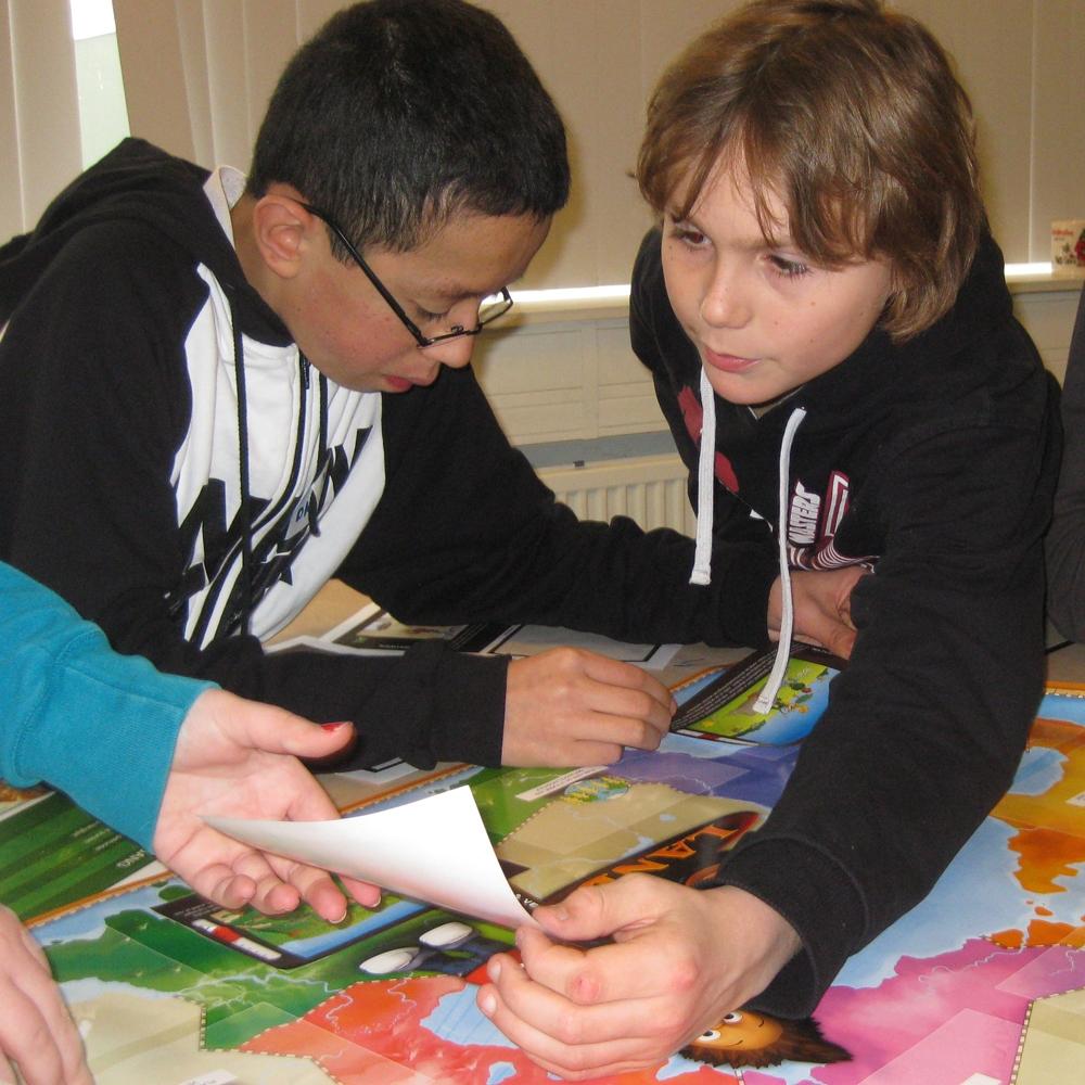 Globaland op Pleinschool Helder mrt 2010