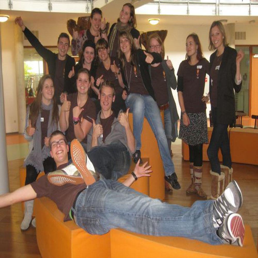 Groepsfoto ex-stagiaires
